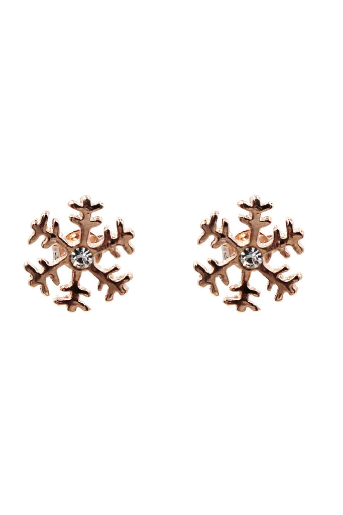 rose Gold Earrings Set