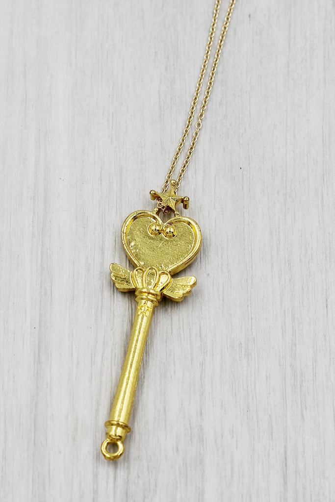 fashion magic wand pendant necklace