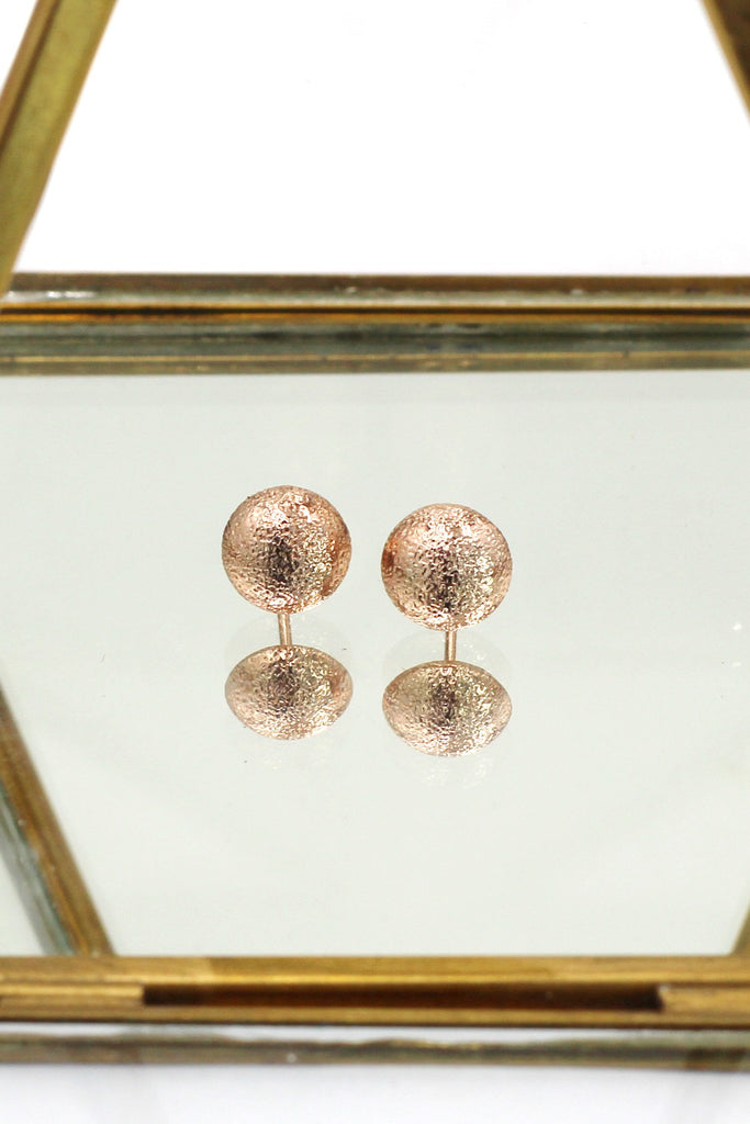 rose Gold Earrings Set