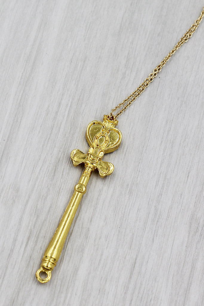fashion magic wand pendant necklace