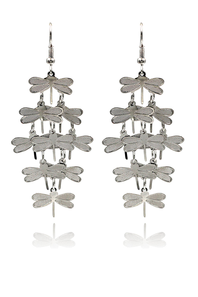 Fashion temperament tassel long earrings