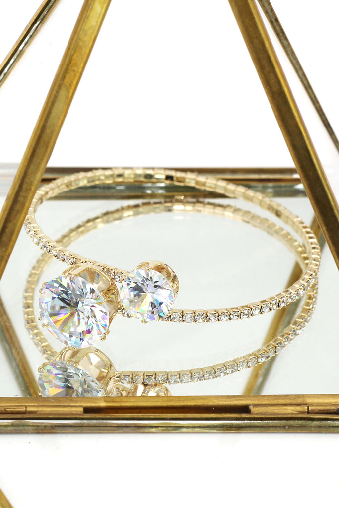 inlaid crystal bracelet