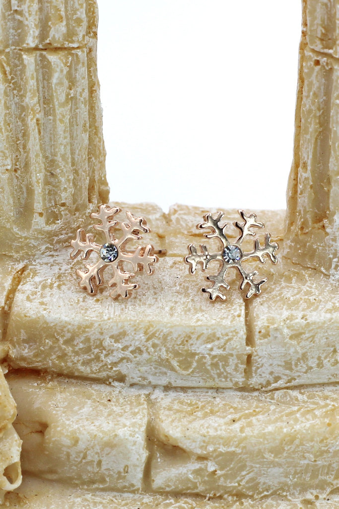 rose Gold Earrings Set