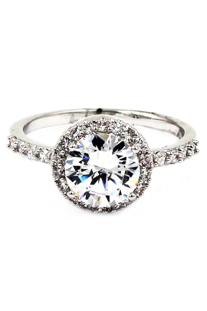 fashion wild silver crystal set