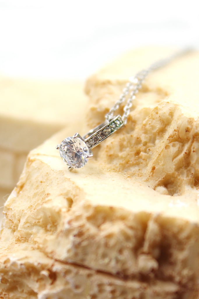 fashion crystal ring pendant necklace