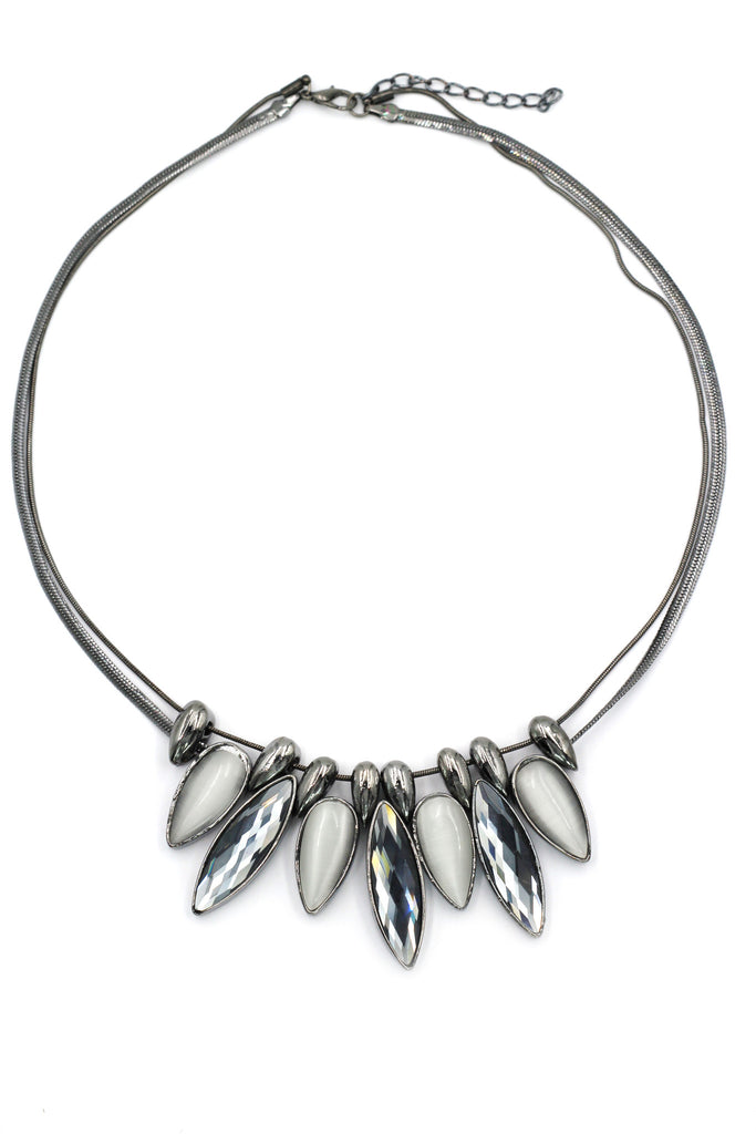 fashion cat eye crystal necklace