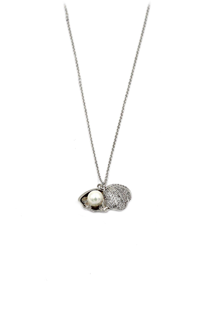fashion pearl necklace earrings set