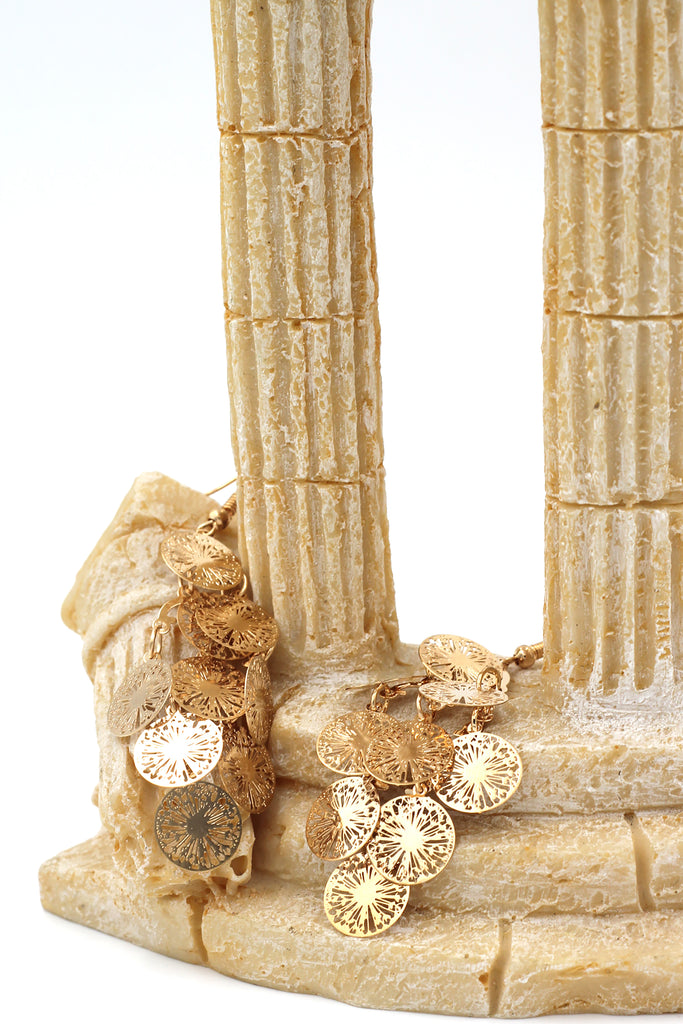 Fashion retro hollow earrings