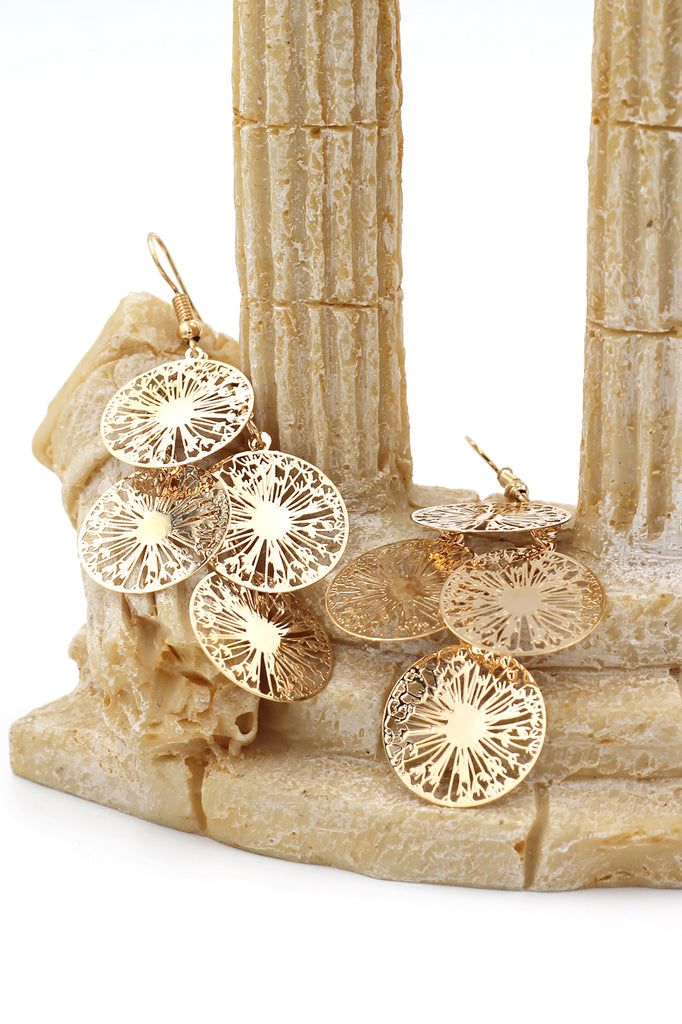 Elegant long tassel earrings