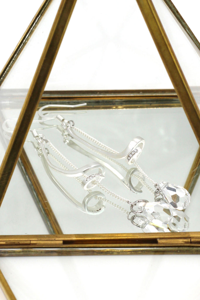special pendant crystal earrings