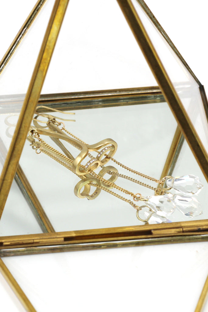 special pendant crystal earrings