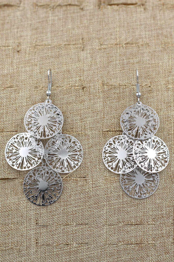 Elegant long tassel earrings