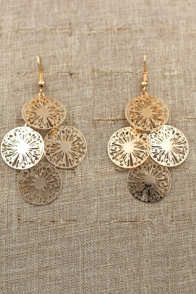 Elegant long tassel earrings