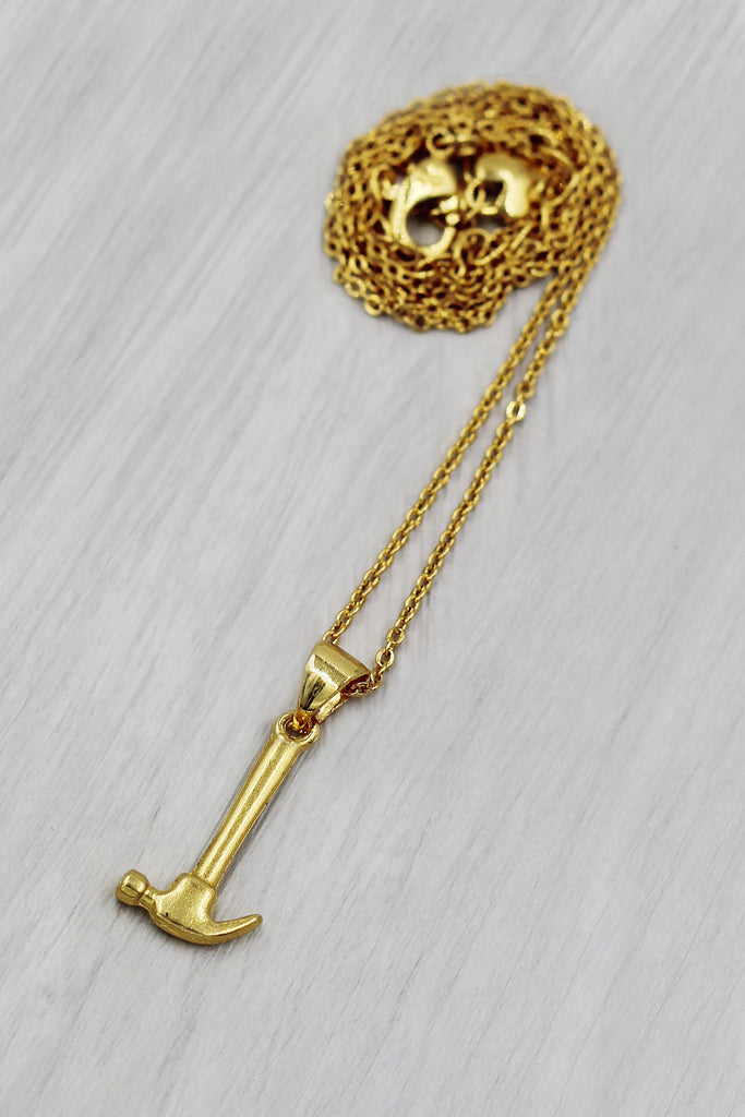 fashion hammer pendant necklace
