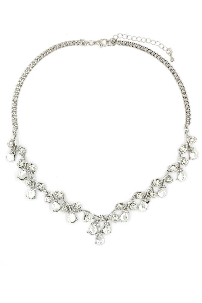 simple crystal necklace