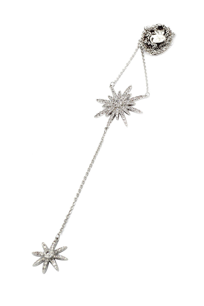 fashion starfish crystal necklace