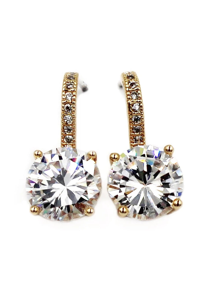 golden pendant earrings necklace set