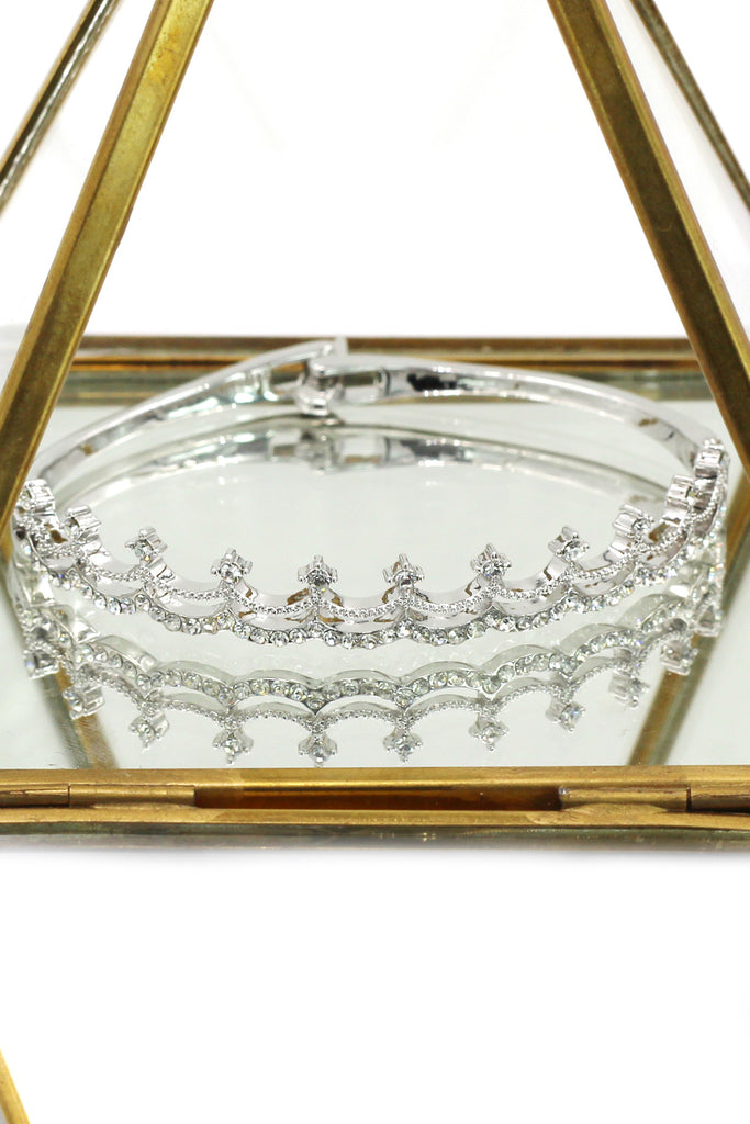 fashion small crystal crown bracelet