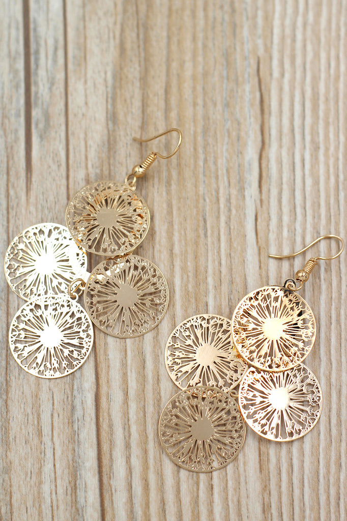 Elegant long tassel earrings