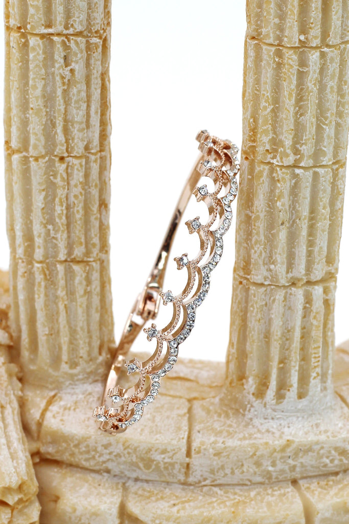 mini crown crystal earring bracelet set