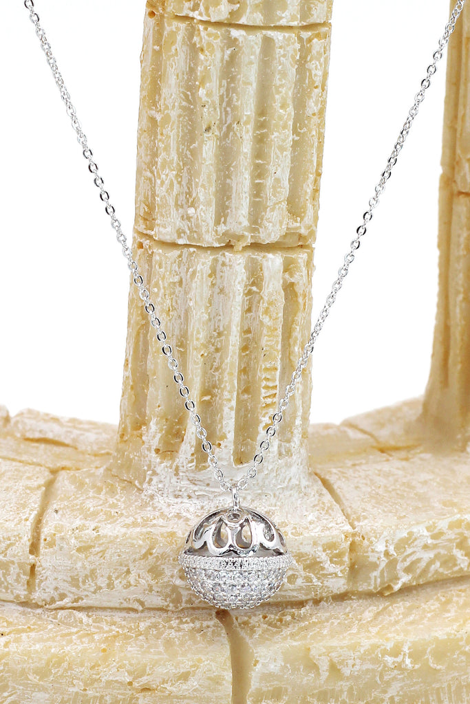 Doraemon bell crystal necklace