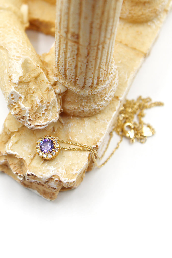 fashion gold crystal earrings necklace set