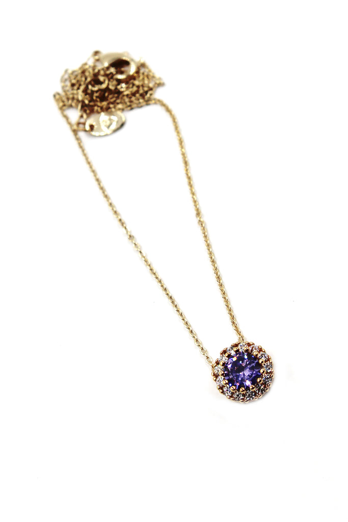 fashion gold crystal necklace