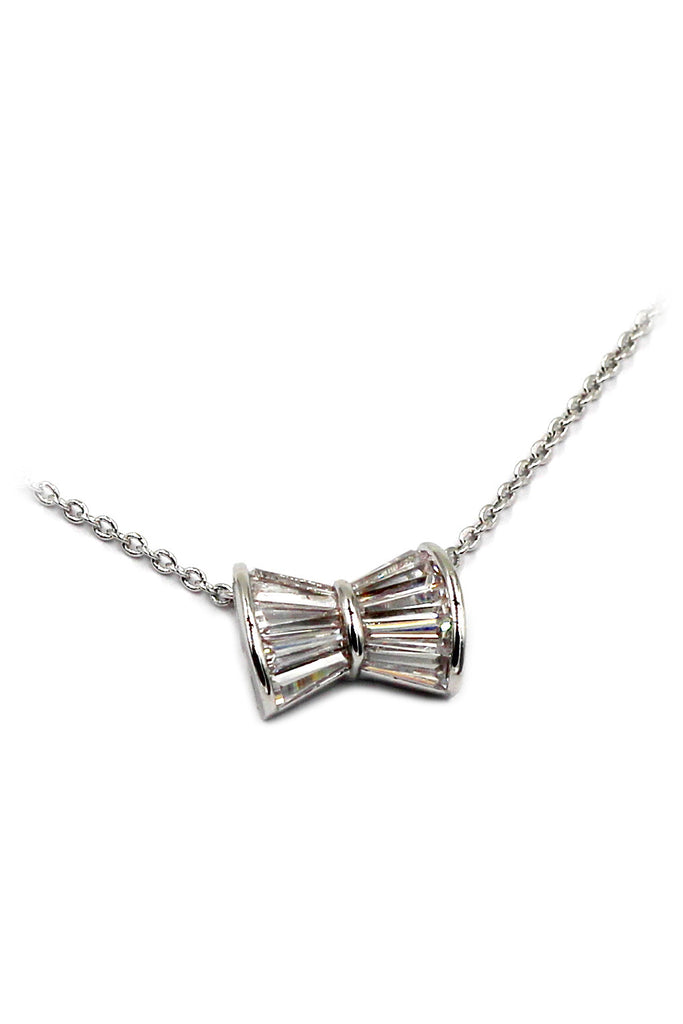 lovely butterfly crystal necklace