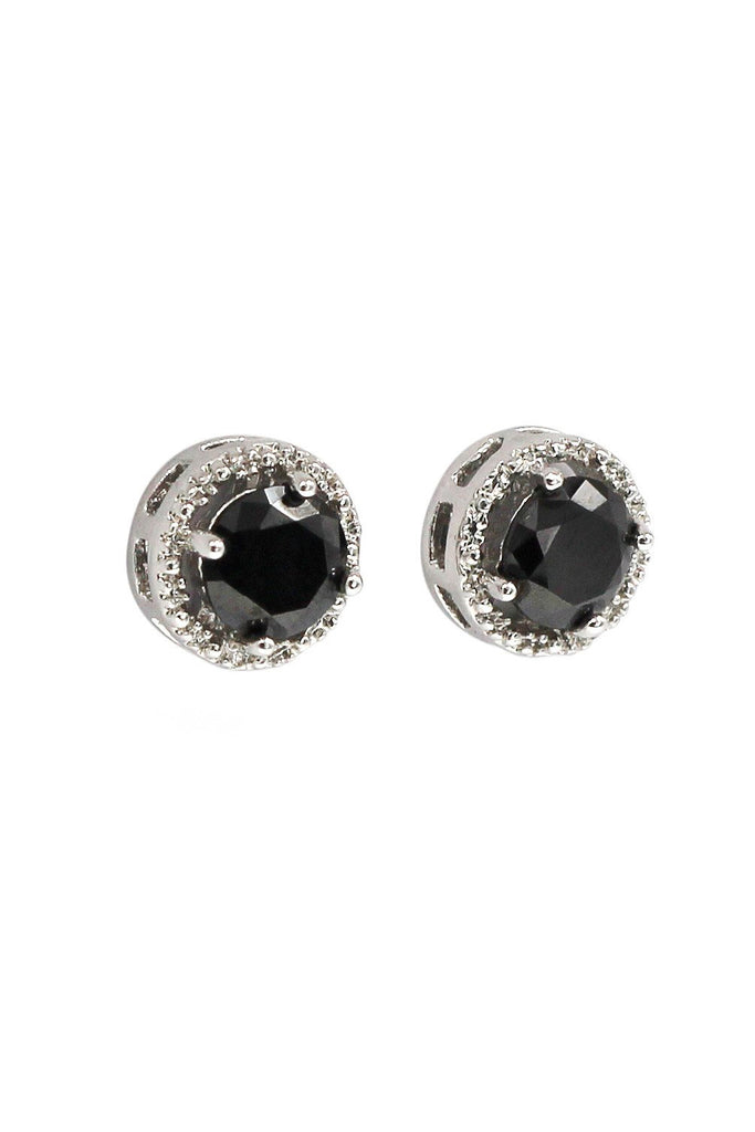 frosted metal ball trend necklace earrings set