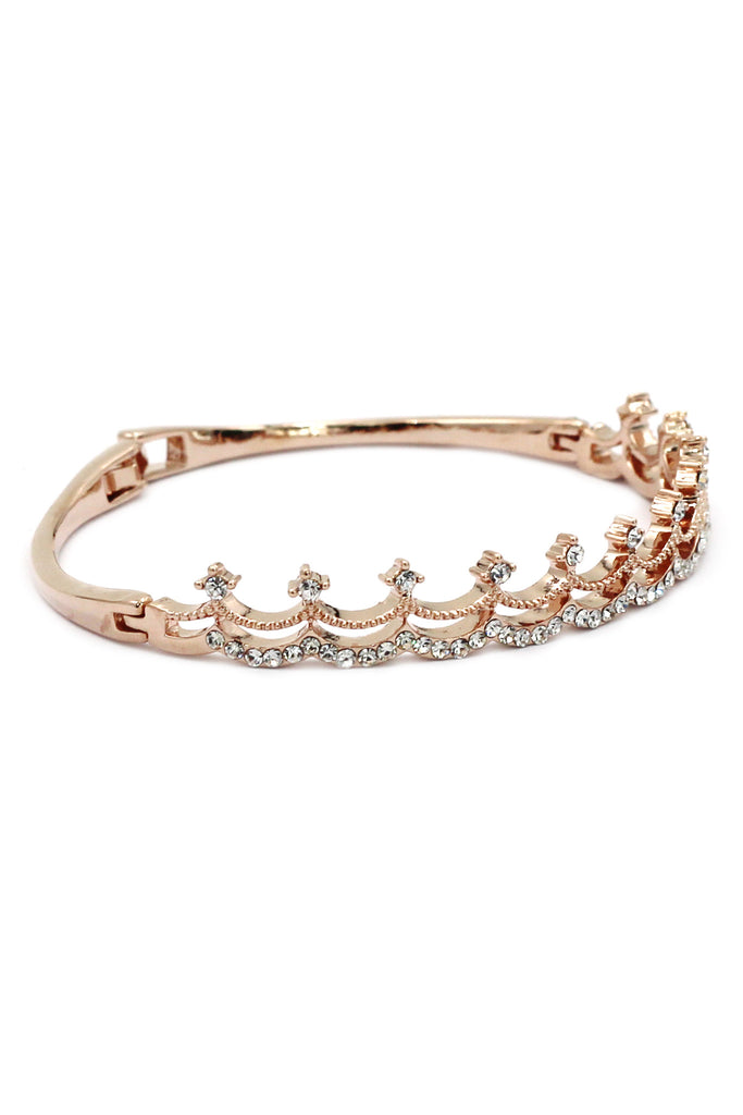 fashion small crystal crown bracelet