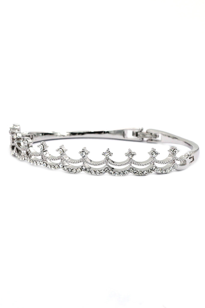 fashion small crystal crown bracelet