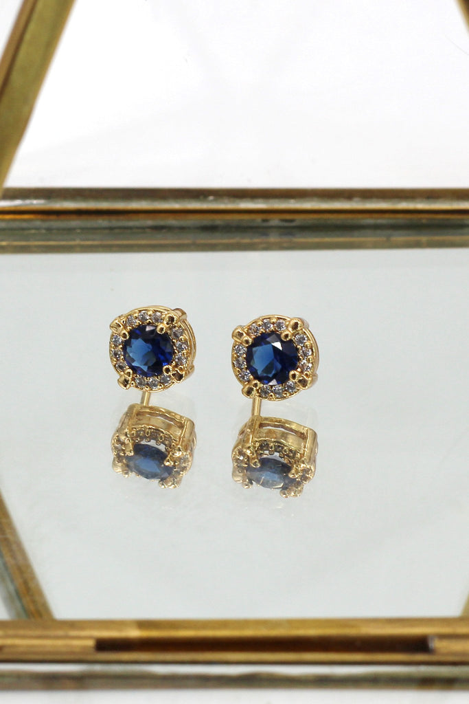 noble gold earrings necklace crystal set