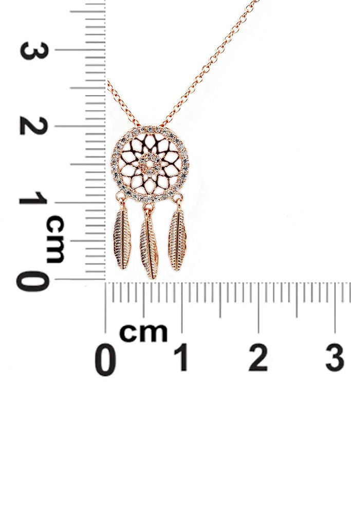 fashion dreamcatcher crystal necklace