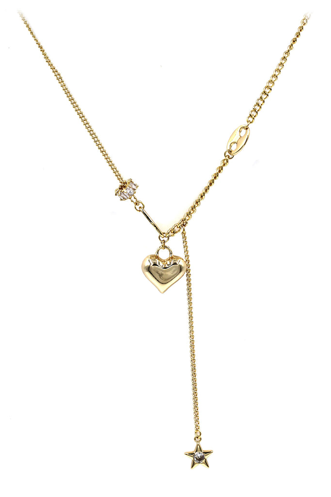 Fashion heart-shaped star necklace set