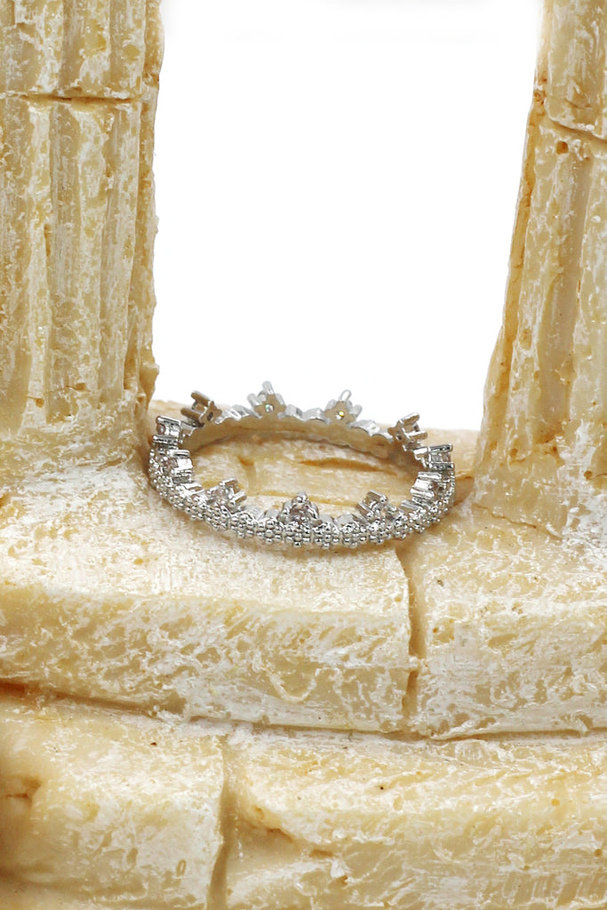 delicate mini crystal ring