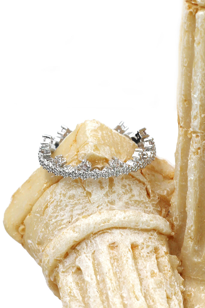 delicate mini crystal ring