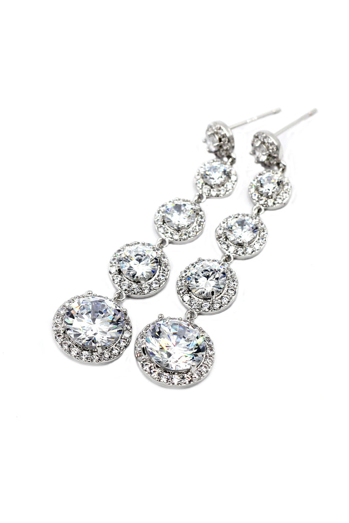 beautiful silver pendant earrings