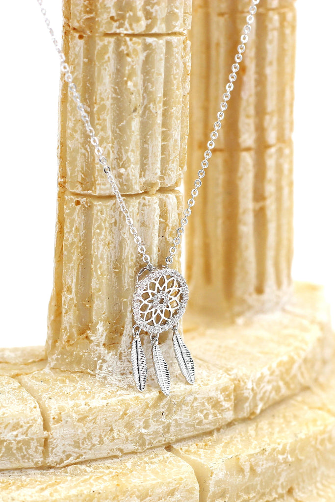 mini leaf earring necklace set