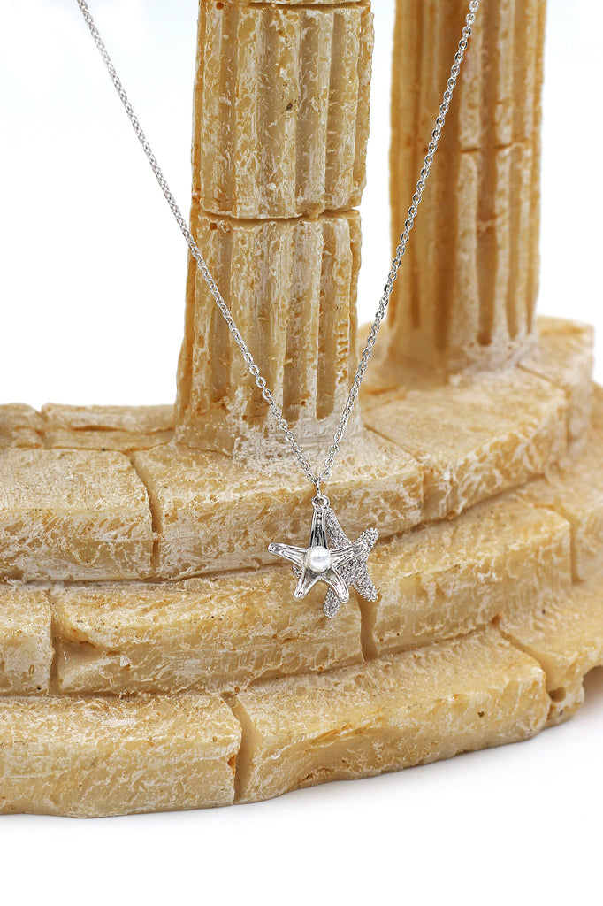 Fashion starfish pearl necklace