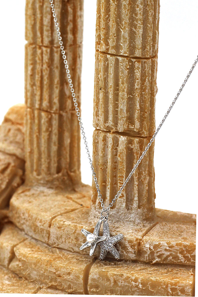 Fashion starfish pearl necklace