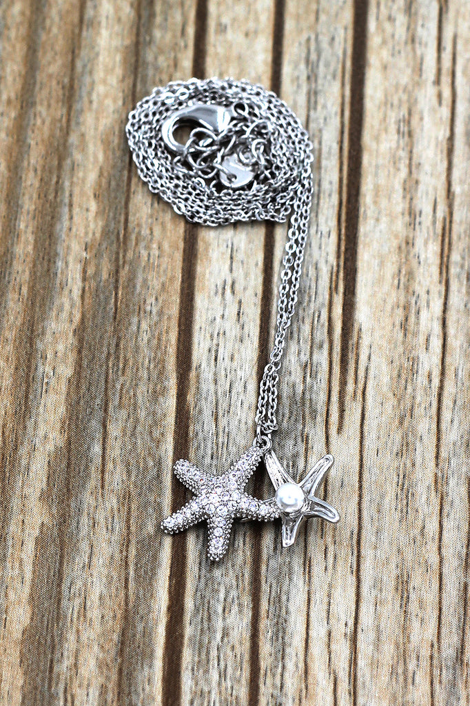 Fashion starfish pearl necklace