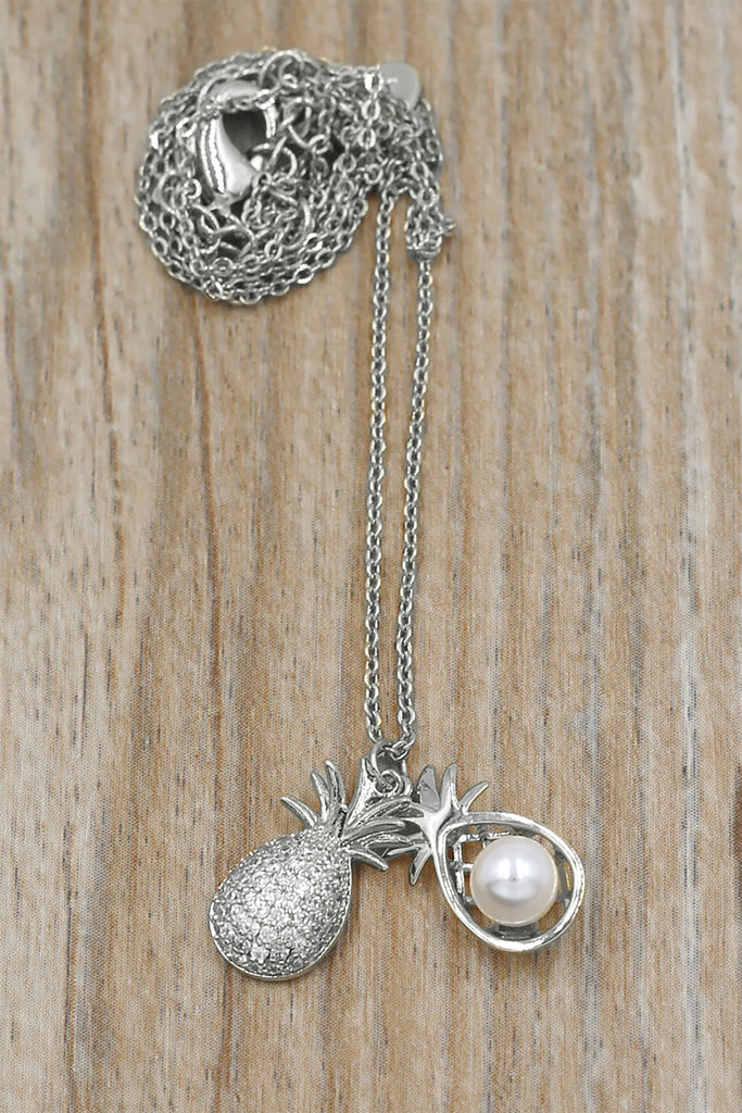 Temperament pineapple pearl necklace