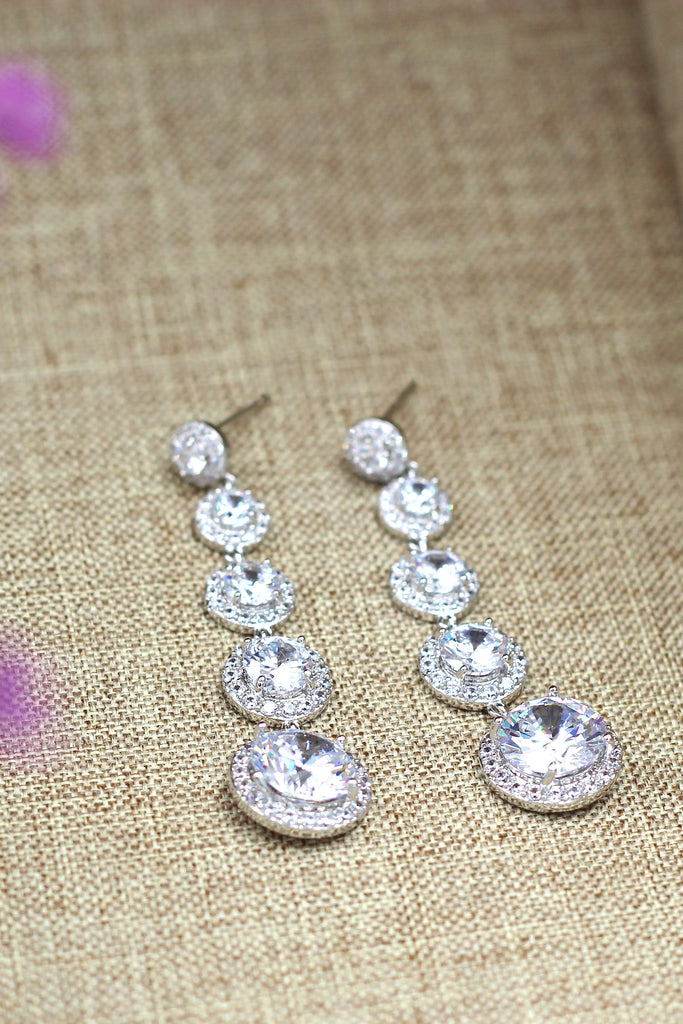 beautiful silver pendant earrings