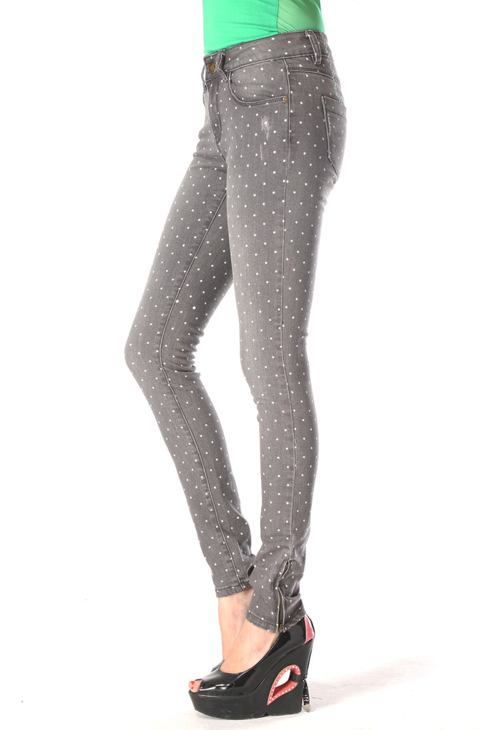 Grey Polka Pants