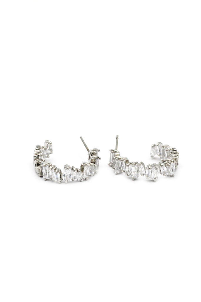 fashion sparkling crystal earrings