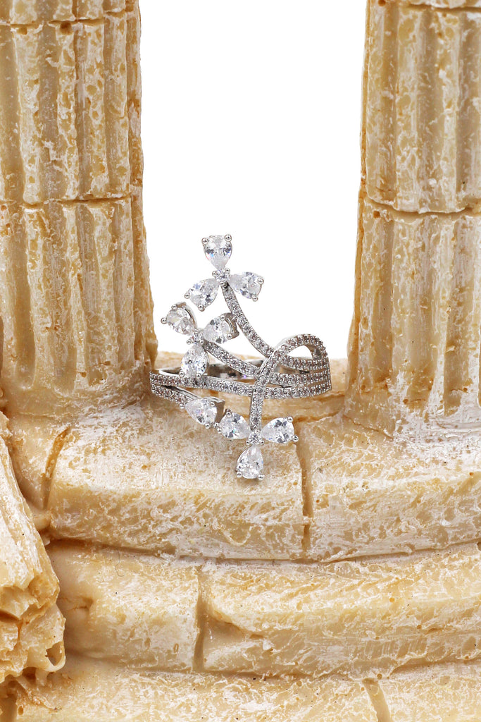 elegant little crystal ring