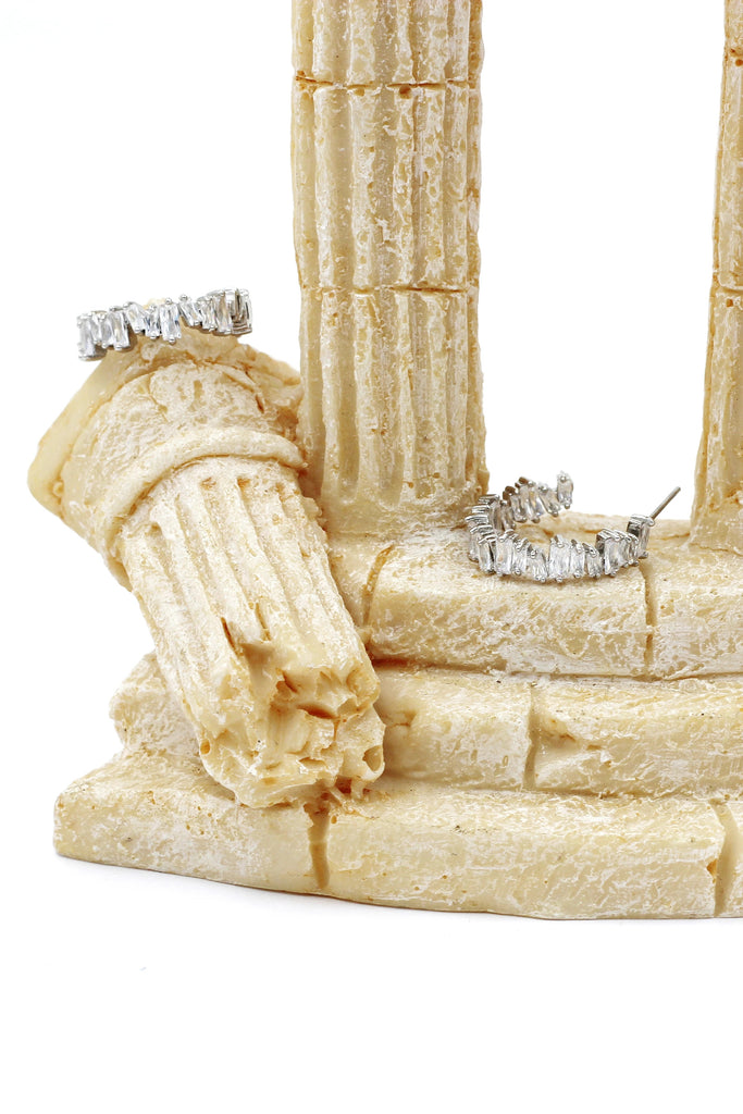 fashion full crystal necklace earring set