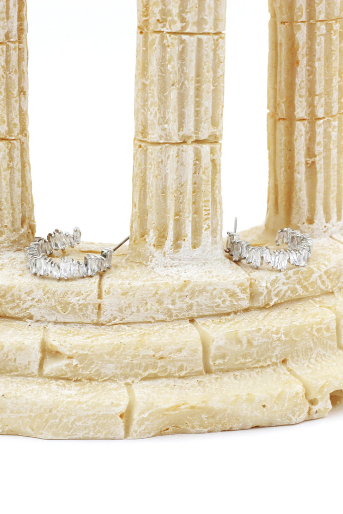 fashion full crystal necklace earring set