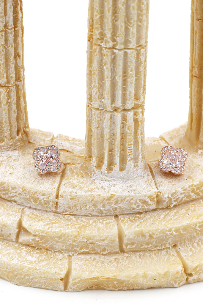 stylish cherry crystal earrings