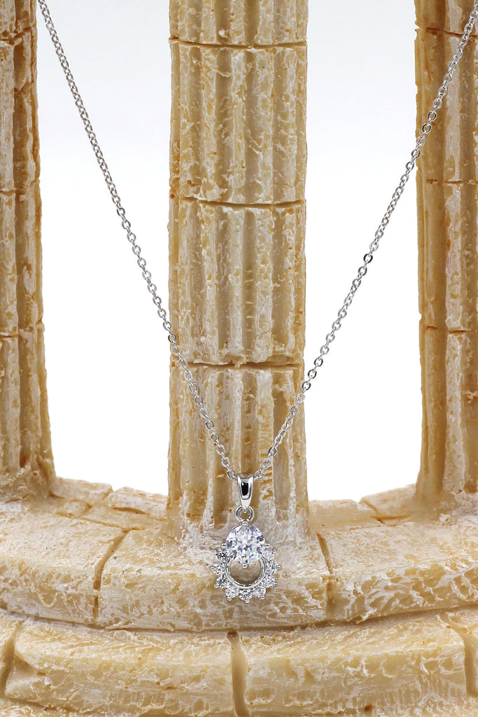 mini crystal delicate clavicle necklace